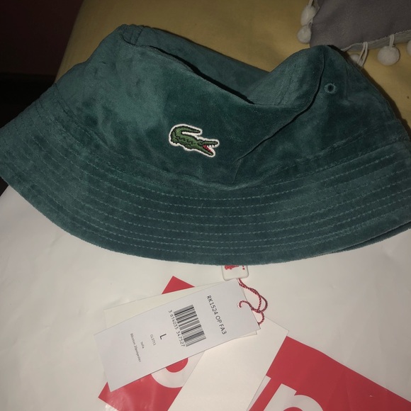 supreme lacoste bucket hat